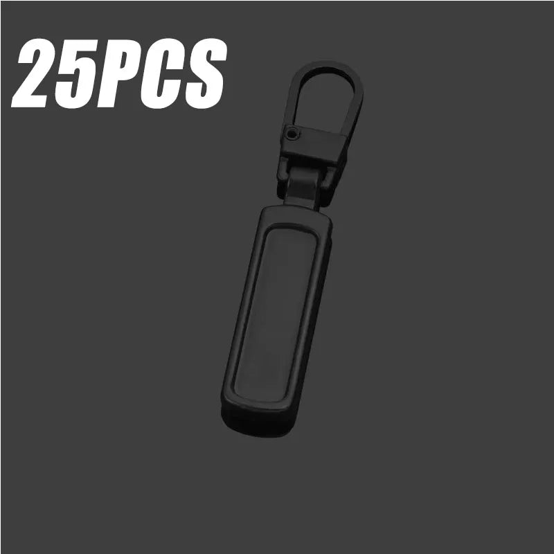 5 Detachable Metal Zipper Pullers Sliders Head Zippers Repair Kits