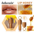 Lakerain Hydrating Lip Gloss Plumper Smooth Lip Lines Long Lasting Moisturizing Nourishing Lip Honey Oil Non Sticky Cosmetics Oasis Select Honey