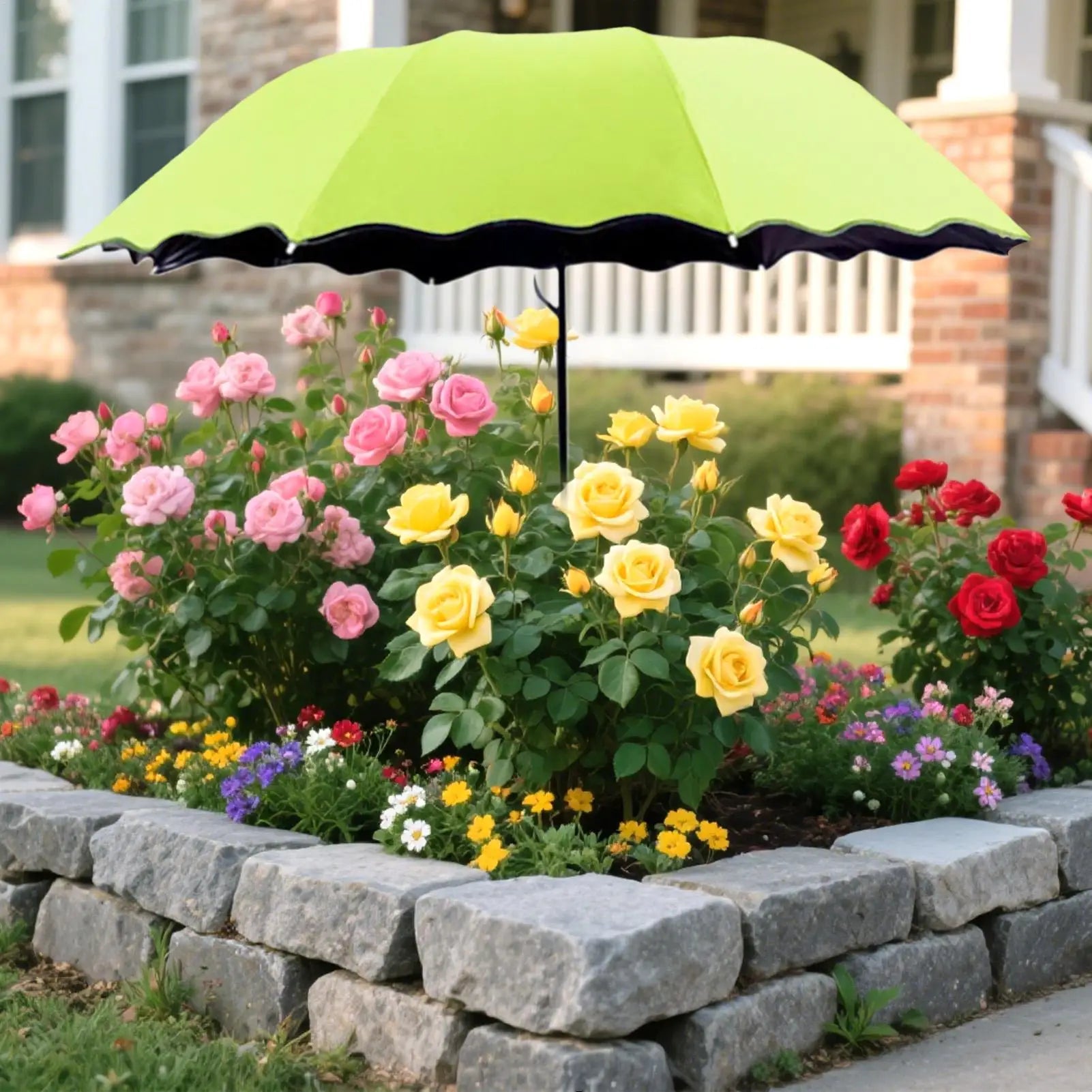 Plant Shade Umbrella Waterproof Garden Umbrella for Outdoor Courtyard Beds Backyard Parasol Plants Sun Protection cover Oasis Select