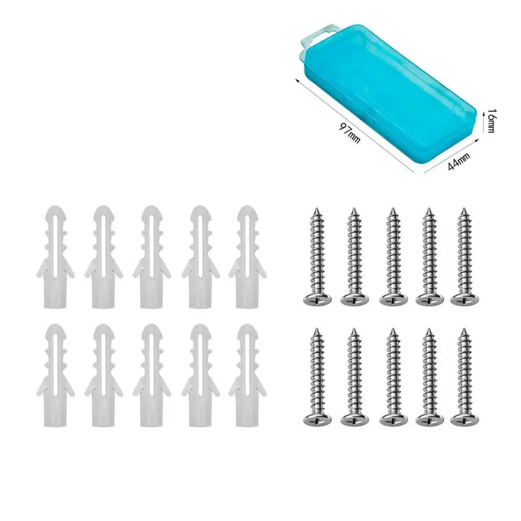 10pcs Self-Tapping Screws Drywall Anchor Screw Assortment Kit Expansion Screws Wall Anchors Cross Head Screws Oasis Select