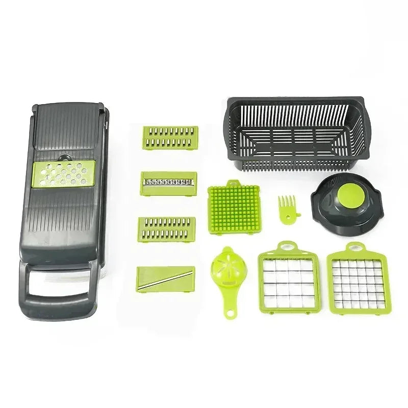 16-in-1 Vegetable Chopper Slicer & Dicer with Container