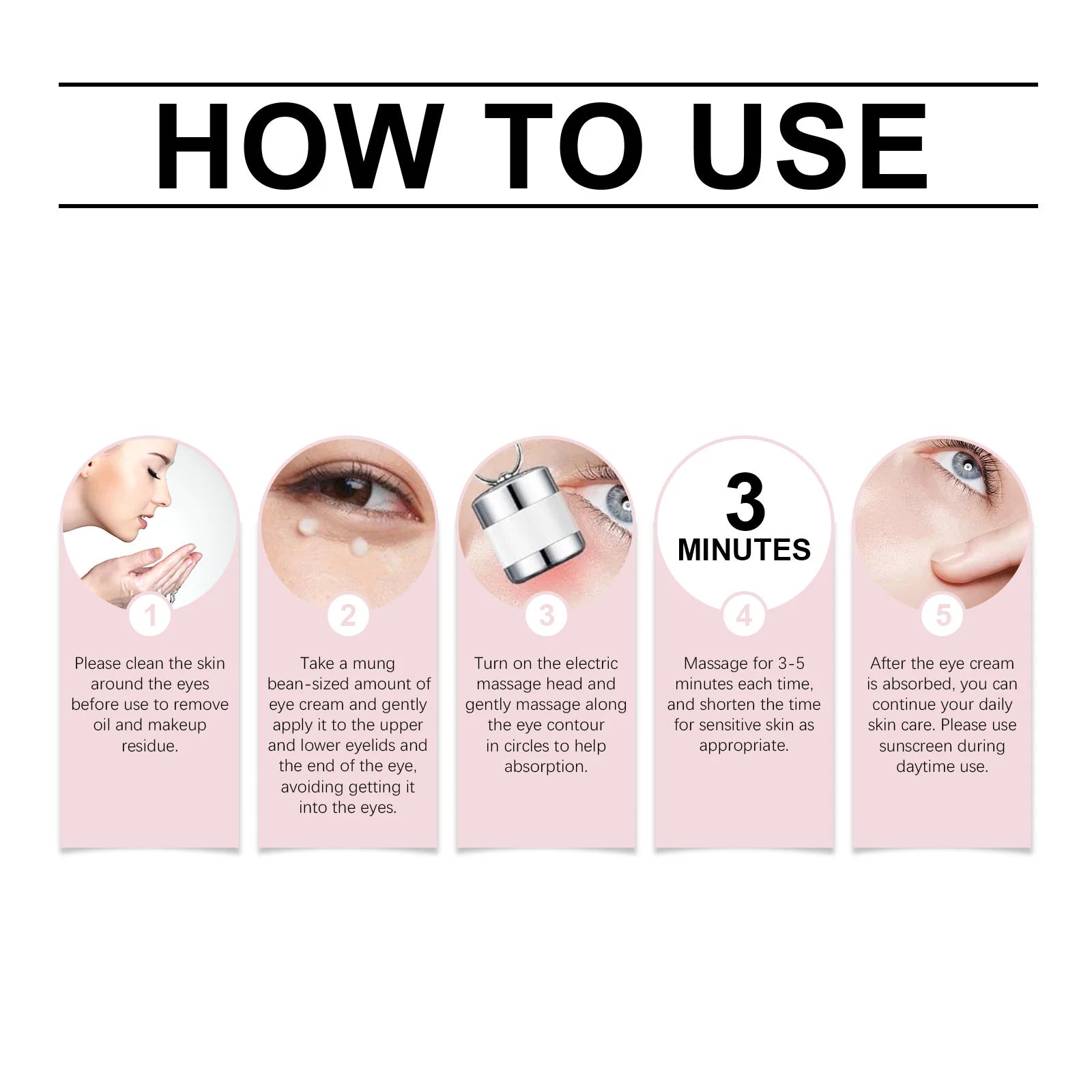Electric Massage Polypeptide Firming Eye Cream – 50g Eye Cream Massager Oasis Select