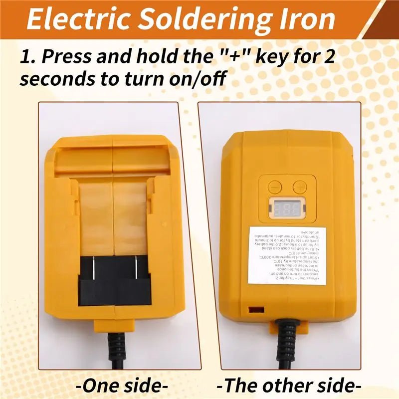 LIKE WISH 60W Wireless Electric Soldering Iron 936 Ironhead For 18/20V Battery Welding Tool 300-510℃ Temperature Adjustab Oasis Select As Shown