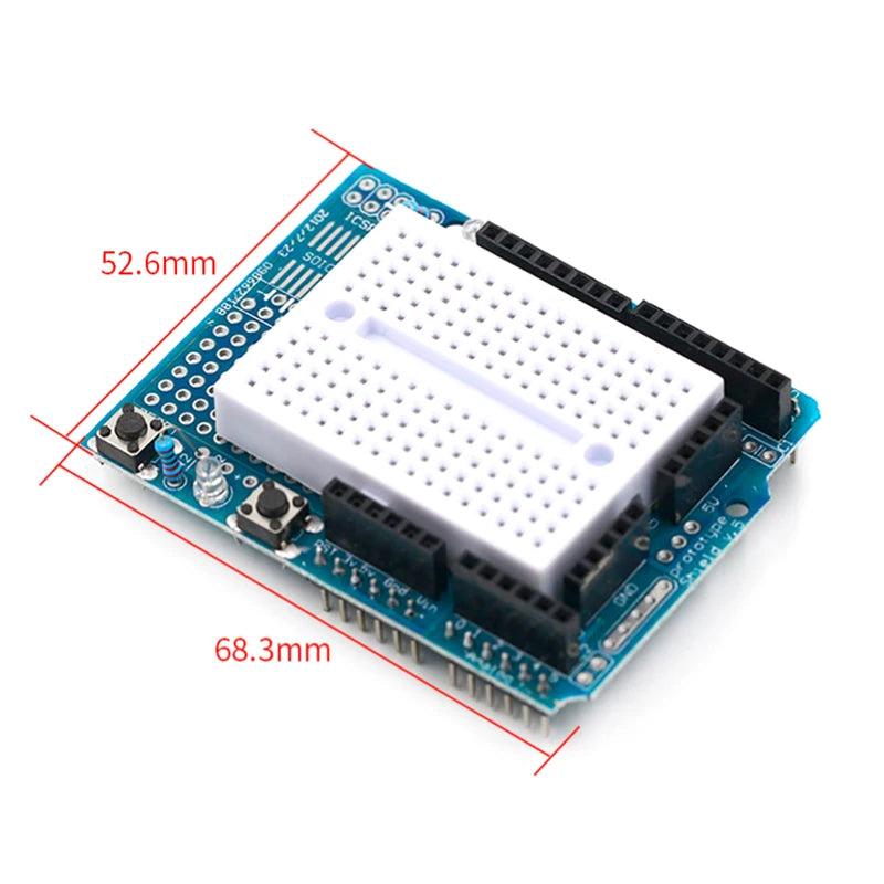 For Proto Shield Prototype Expansion Board With SYB-170 Mini Breadboard Based For Arduino Oasis Select 2PCS