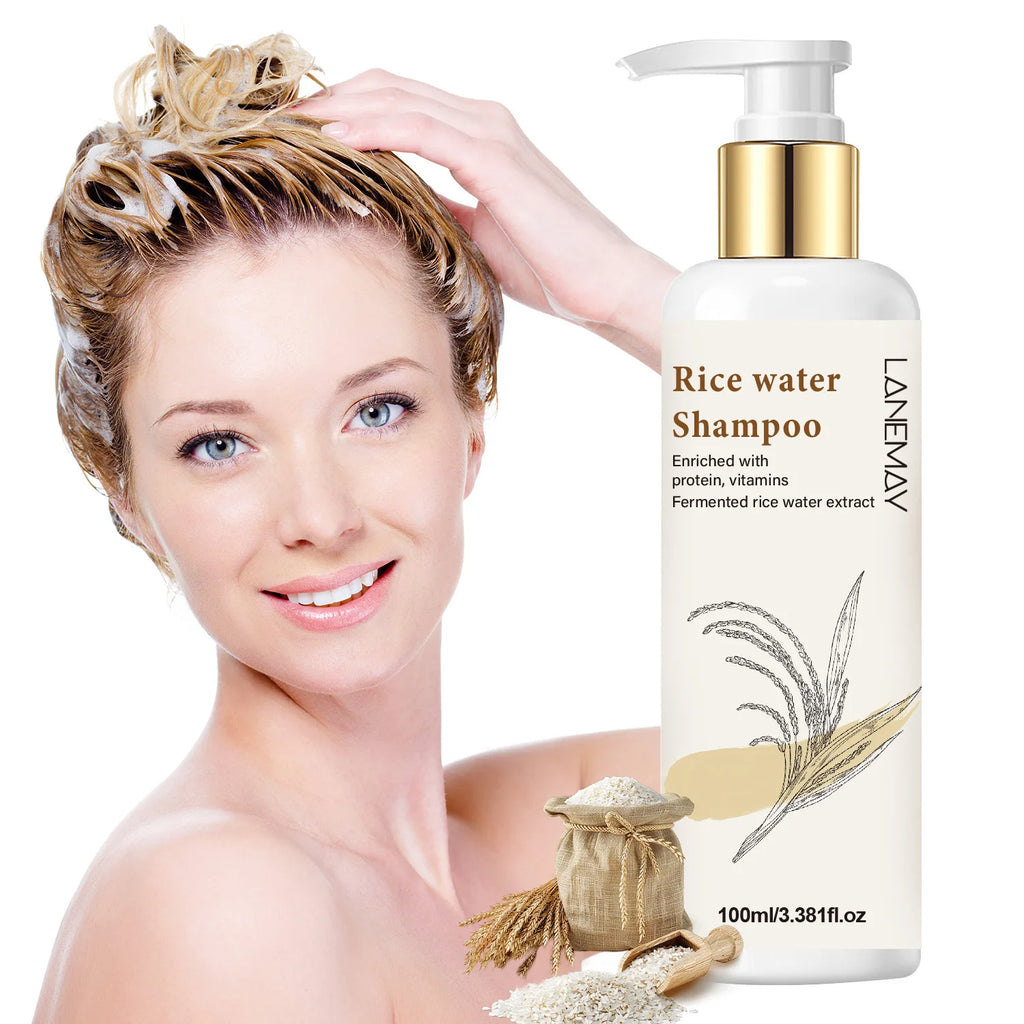 Lanemay Rice Water Shampoo – Hydrating & Softening 100ml