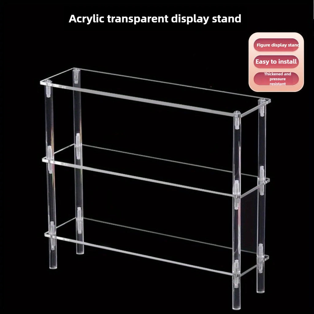 Clear Acrylic Display Stand Riser Rack – Figures, Perfume & Cupcake