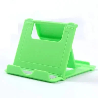 1/2/3Pcs Phone Desk Stand For Mobile Phone Tripod For iPhone Xsmax 12 13 Pro Huawei Xiaomi Mi 9 Plastic Foldable Desk Holder Oasis Select Green