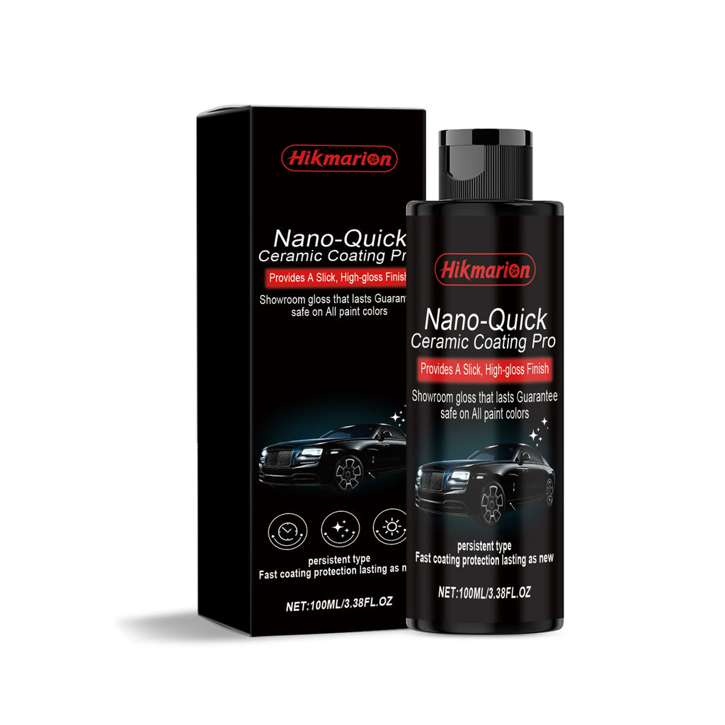Nano Ceramic Car Coating Liquid Polish for Automotive Surface Coating Restore Shine Long Lasting Gloss Paint Protection Car Care Oasis Select 100ml boxed
