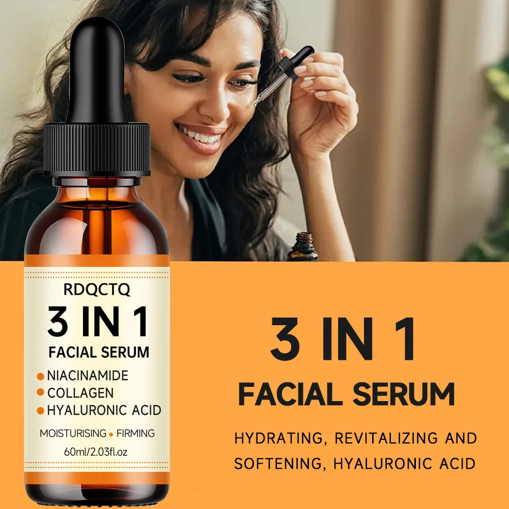 Niacinamide Collagen Hyaluronic Acid Serum – 3-in-1 Face Essence Face Serum Oasis Select