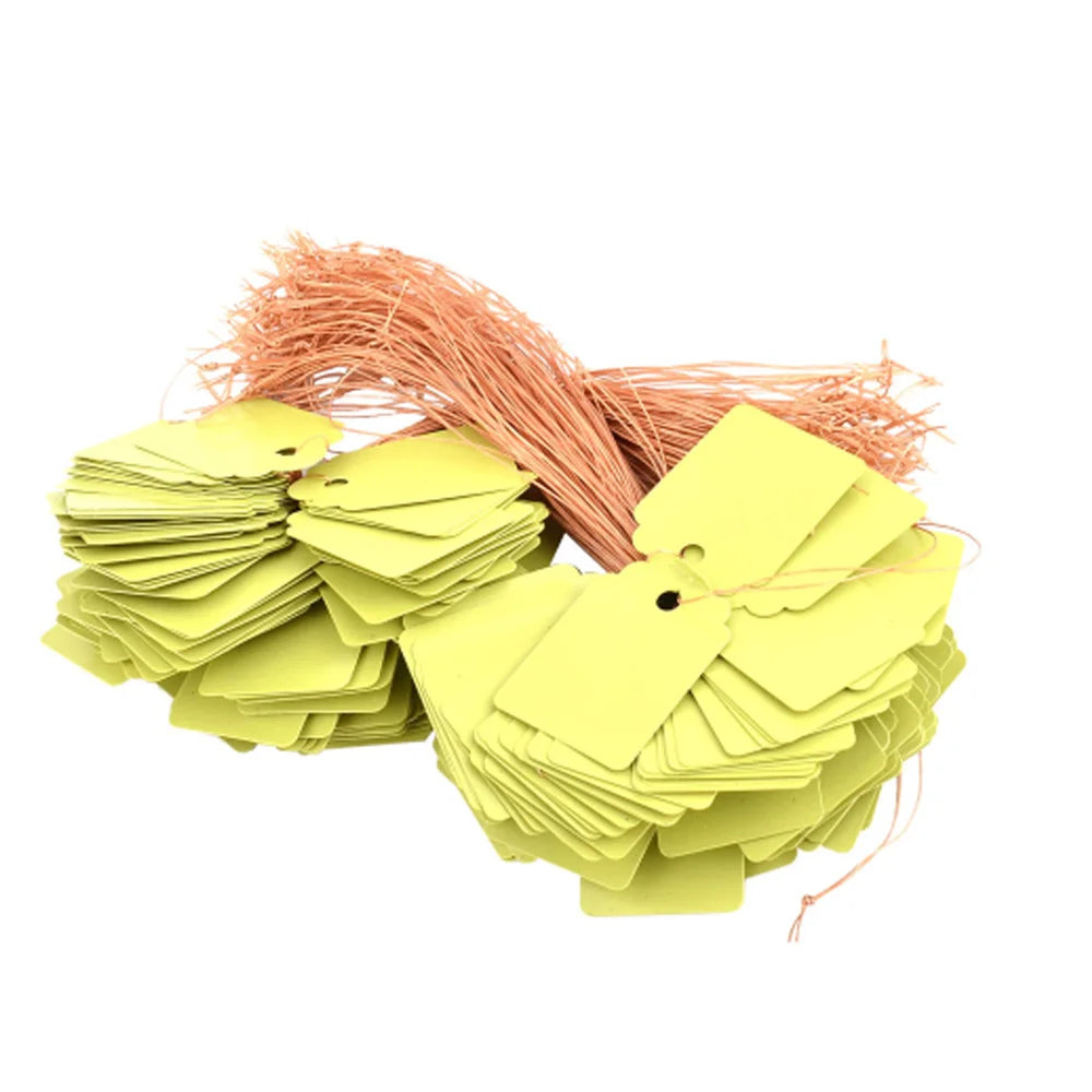100pcs Waterproof Plastic Plant Hanging Tags | Garden Labels Garden Plant Labels Oasis Select yellow