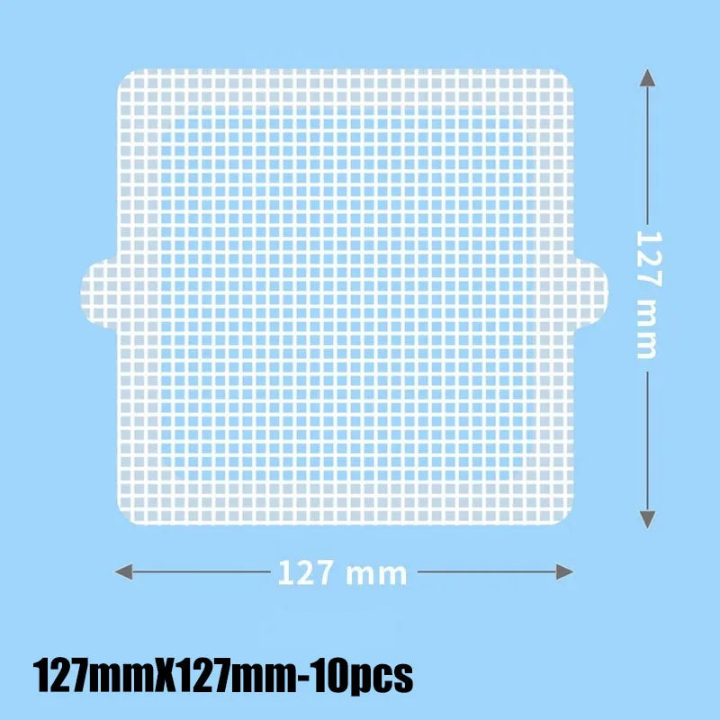 Hair filter shower drain grid insect prevention autohesion shower for bathroom items trap accessories sink bathtub fixture home Oasis Select 127mmX127mm-10pcs