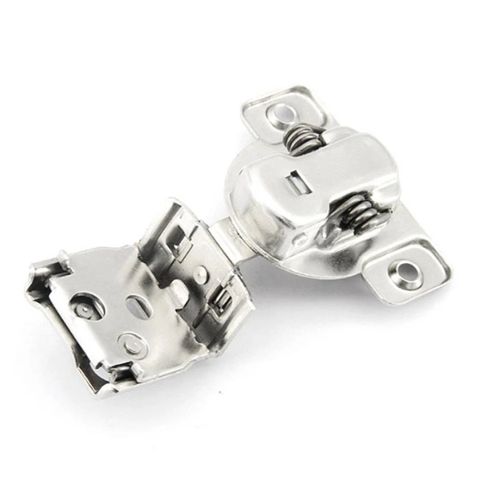 Three-dimensional Adjustable Hinge Short Arm Hinge Silent 1/2 Inch American Hinge Cabinet Door Panel Buffer Damping W/Screws Oasis Select
