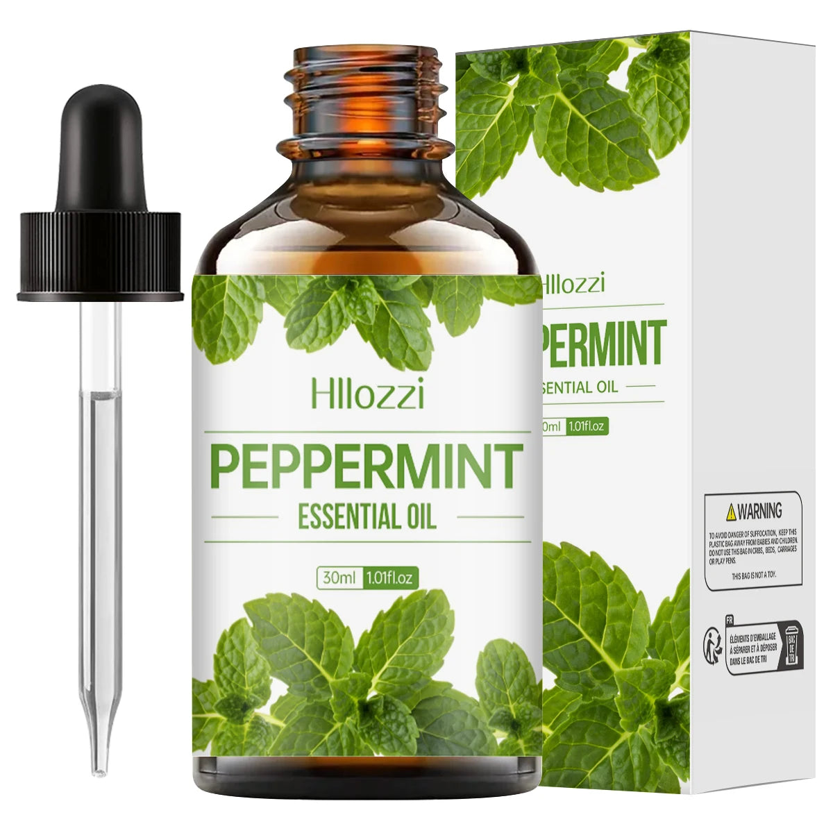 Peppermint Essential Oil 30/60/100ml | Aromatherapy & Diffuser