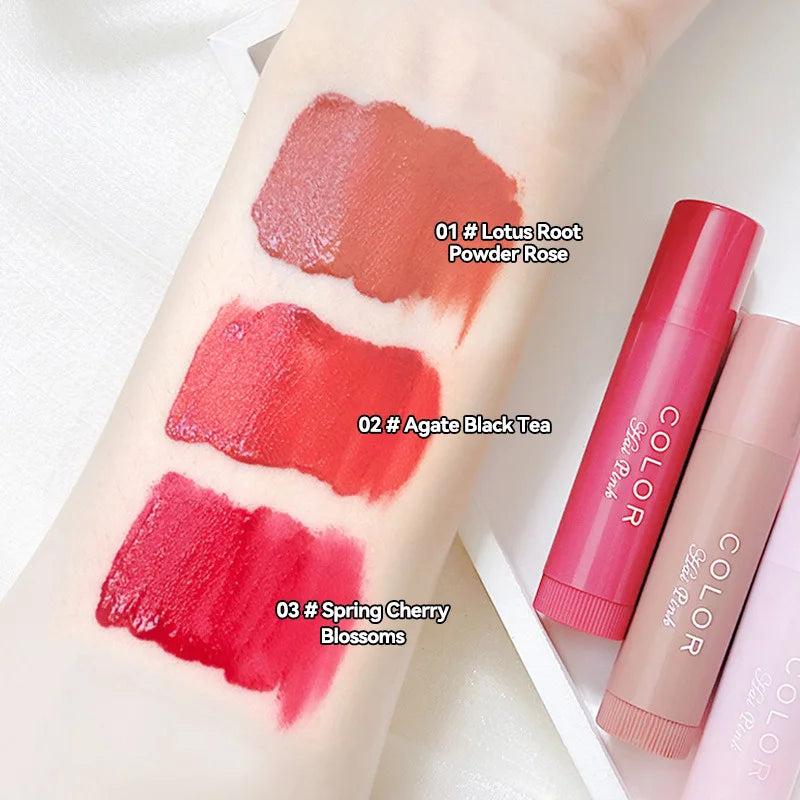 HAIPINK 3-Piece Set Tinted Moisturizing Lip Balm - Hydrating, Fade Lip Lines, Prevent Chapping Oasis Select
