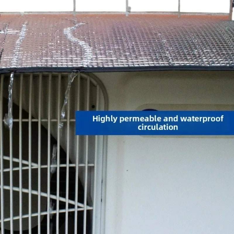 Air Conditioner External Unit Protective Cover Waterproof Suns Shading Dust Resistant Outdoor Sleeve Exterior Equipment Guard Oasis Select