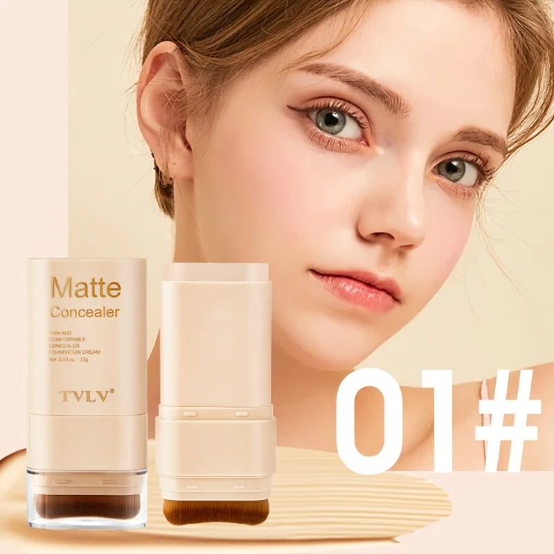 2-in-1 Foundation & Concealer Stick – 9 Shades | Waterproof