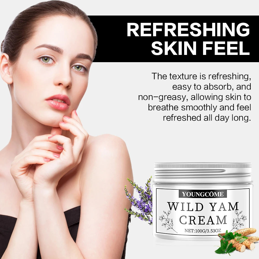 Wild Yam Cream Balance Hormonal Harmonised Hormone Yam Root Paste For Women Improve Skin Healthy Skin Care Product Oasis Select