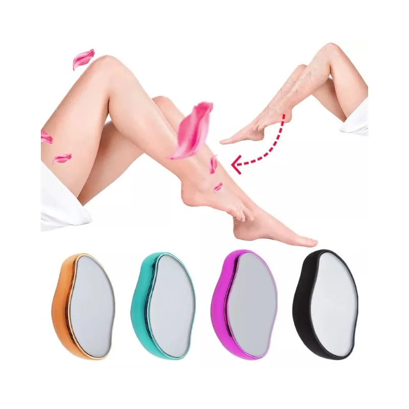 Eraser Depilator Leg Hair Crystal Epilator Hair Physical Hair Removal Eraser Glass Remover Painless Epilator Cleaning Reusable Oasis Select