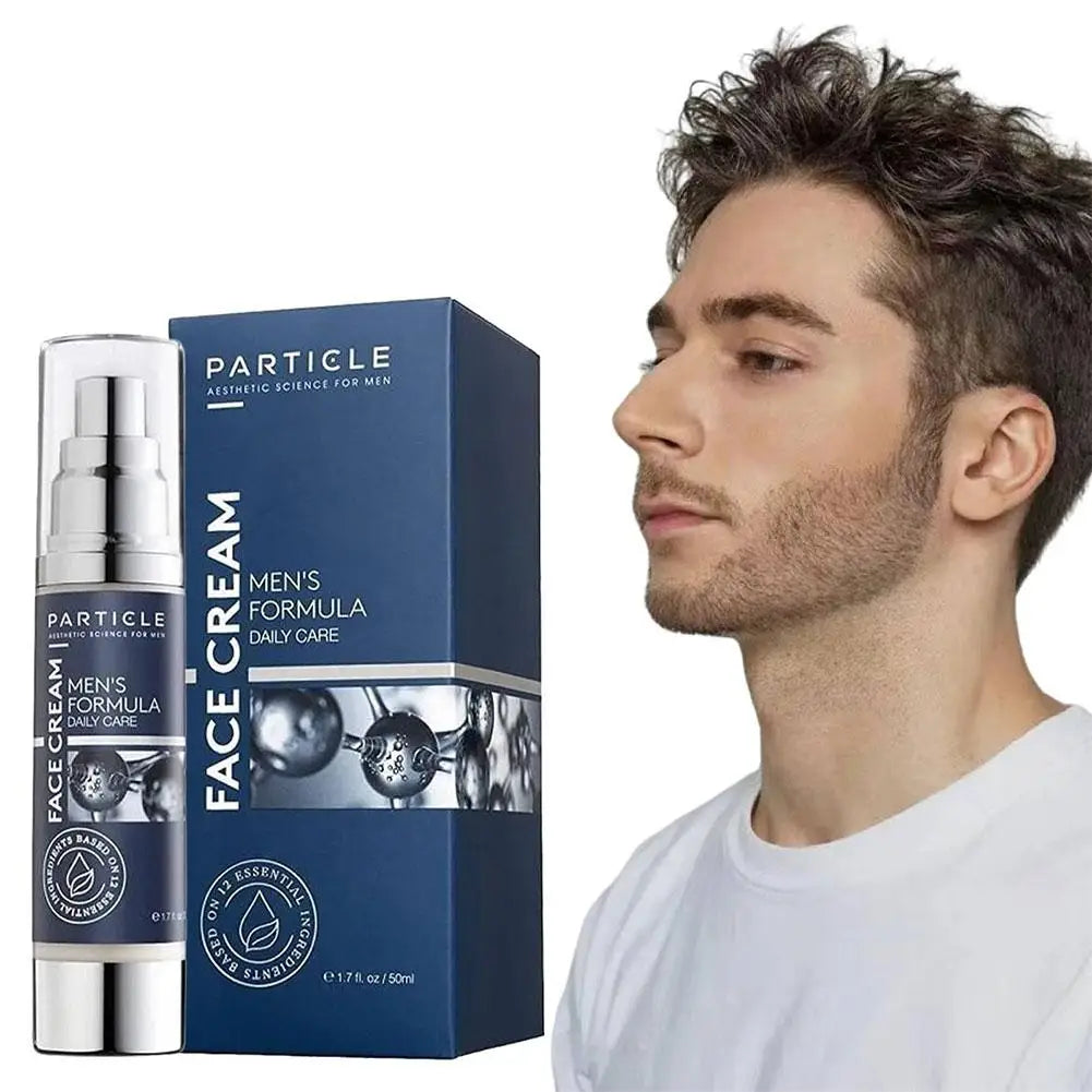 50ml 1.7oz Particle 6-in-1 Men's Face Cream Anti-Aging Moisturizer Reduces Wrinkles Dark Spots Eye Bags Hydrating Skin Care Oasis Select