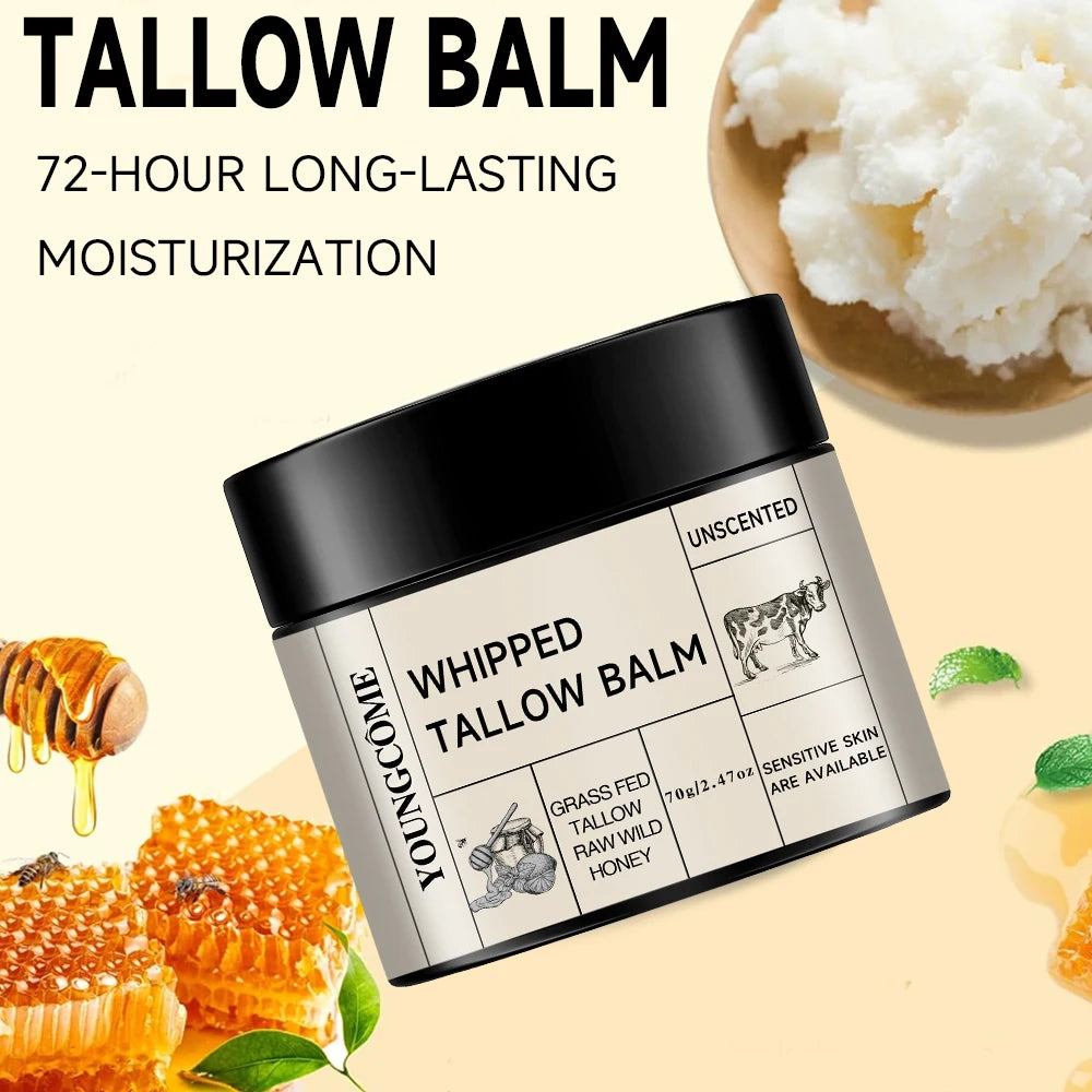 YOUNGCOME Beef Tallow Cream – Natural Moisturizing Face Balm