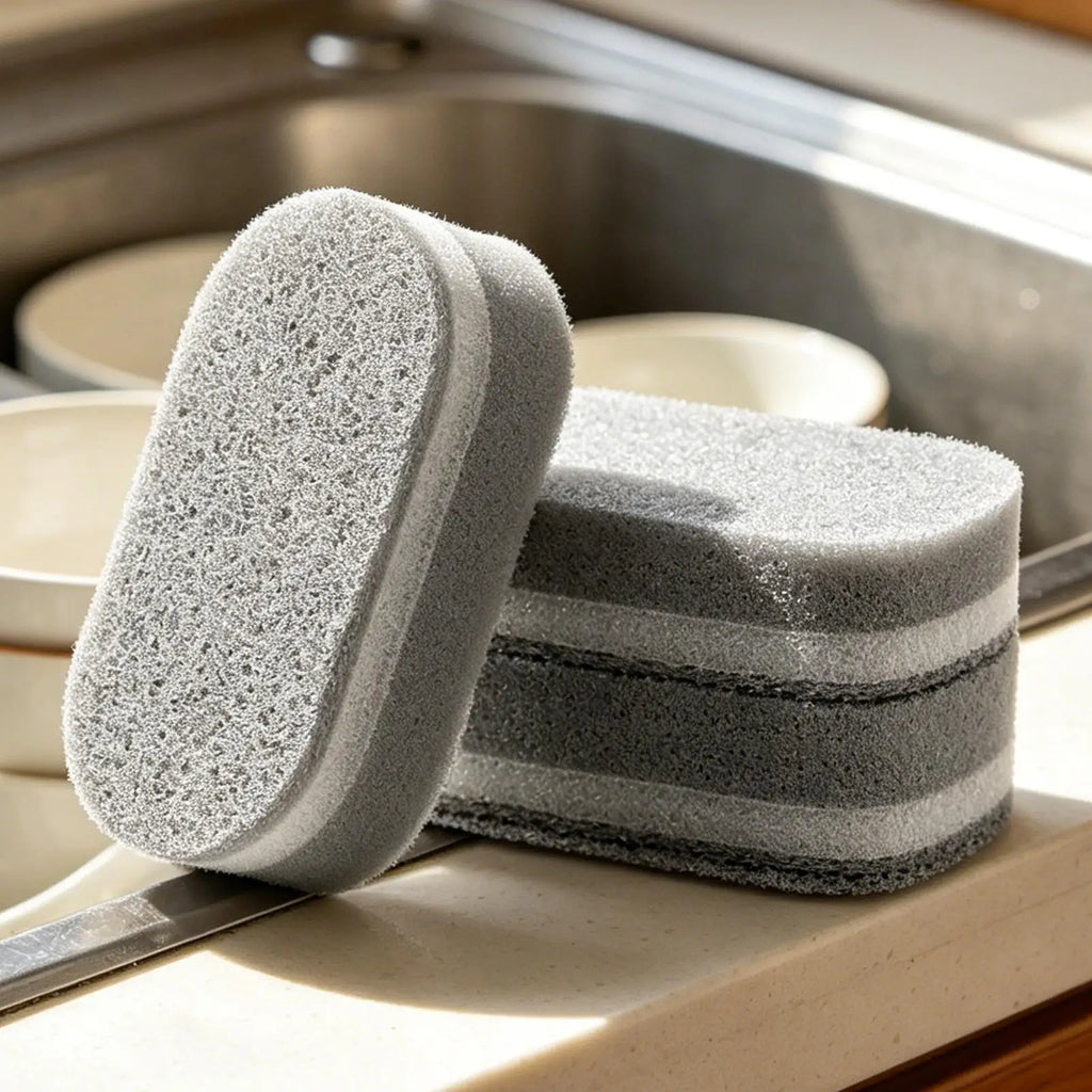 Dish Sponges Kitchen 3-Pieces Household Wash Scouring Pads Household Sponges 3-Pieces Household Scouring Pads Wash Scrub Sponges Oasis Select