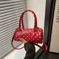 Korean Polka Dot Barrel Crossbody Bag – Mini Shoulder Purse