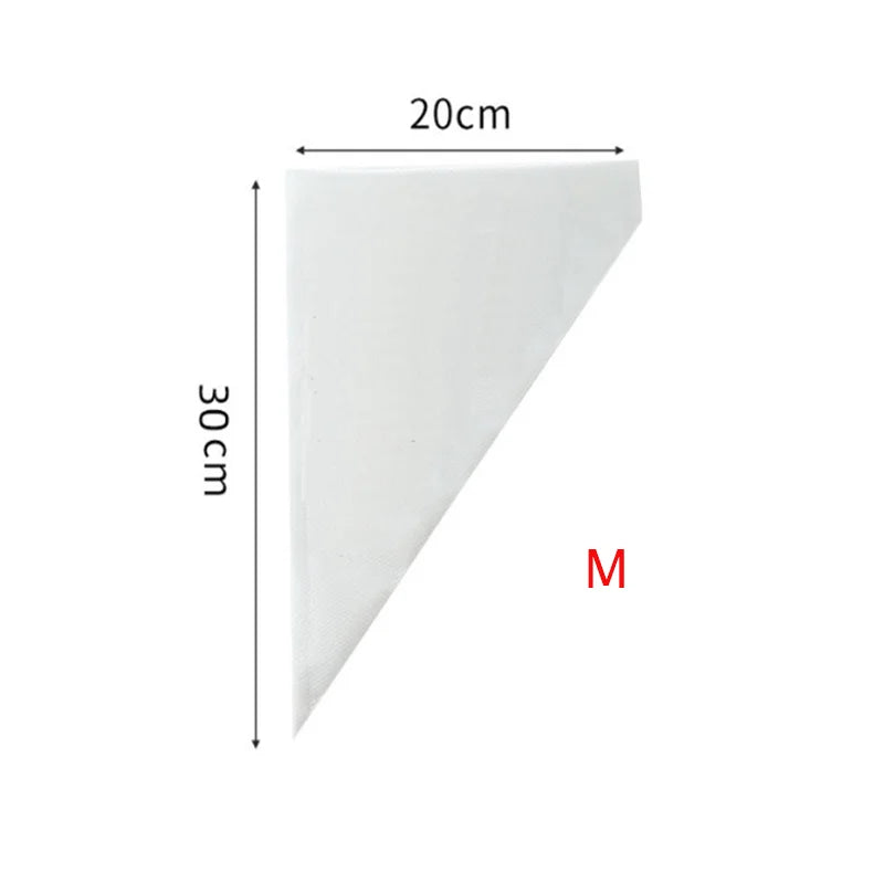 200pcs Anti Burst Piping Bags Icing Piping Bag Birthday Cake making Pastry Bags Package Kitchen Baking Supplies Oasis Select M-50PC
