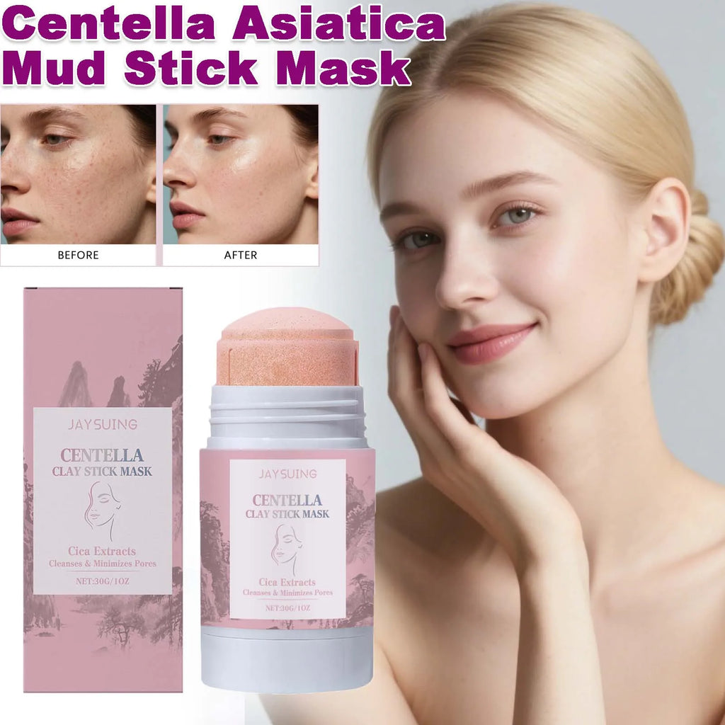 Centella Asiatica Mud Stick Mask Deep Cleansing Pore Minimizer Blackhead Removal Brightening Hydrating Soothing Facial Care Mask Oasis Select