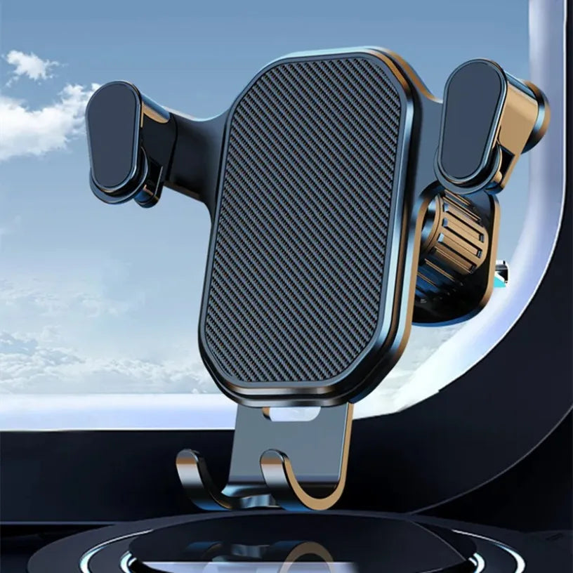 Car Phone Holder Mobile Cell Phone Stand Portable Smartphone Mount Air Outlet Gravity Support in Car For iPhone 16-11 Samsung Oasis Select