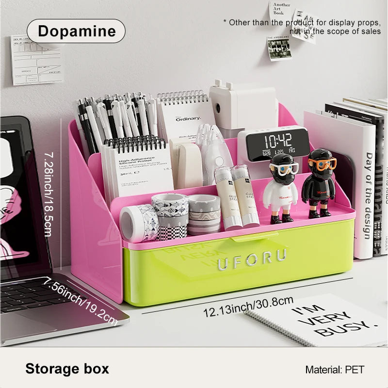 Desk organizer, student stationery drawer, home and office organizer with pen holder, multi-purpose storage box Oasis Select MULTI