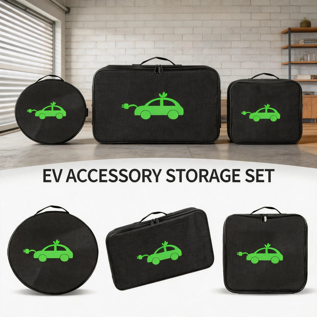 EV Charging Cable Organizer Bag Waterproof Portable Car Tools Storage & Organizer for Jumper Cables Universal Cars Trucks Oasis Select