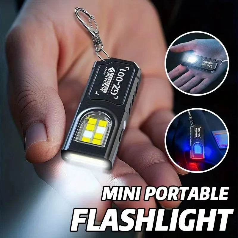 KDULIT Zoomable LED Flashlight | Type-C Rechargeable Torch