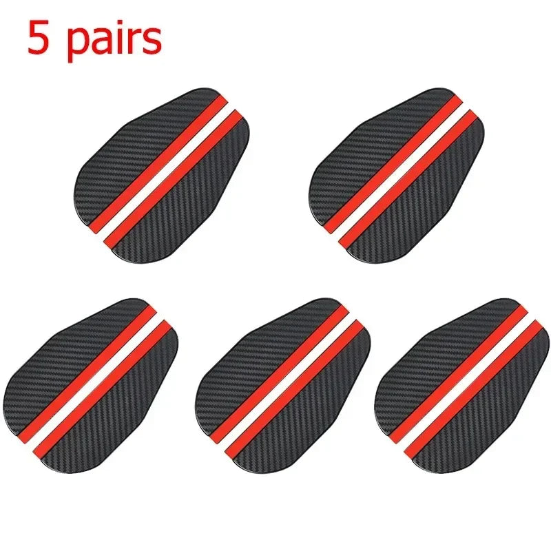 1/5pair Car Rearview Mirror Rain Shield Rain Eyebrow Rain Cover Universal Carbon Fiber Rear View Side Mirror Rain Eyebrow Shield Oasis Select 5pairs Carbon Fiber