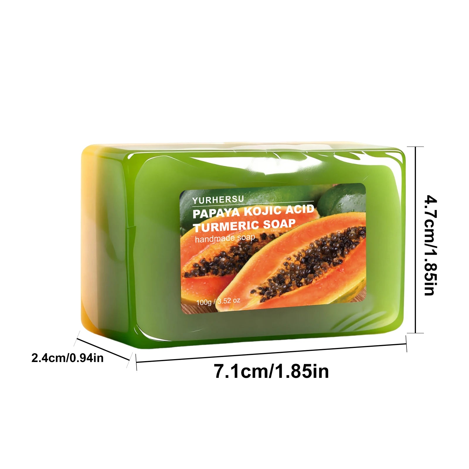 Papaya Essential Oil Handmade Soap – Brightening & Hydrating Handmade Cleansing Soap Oasis Select