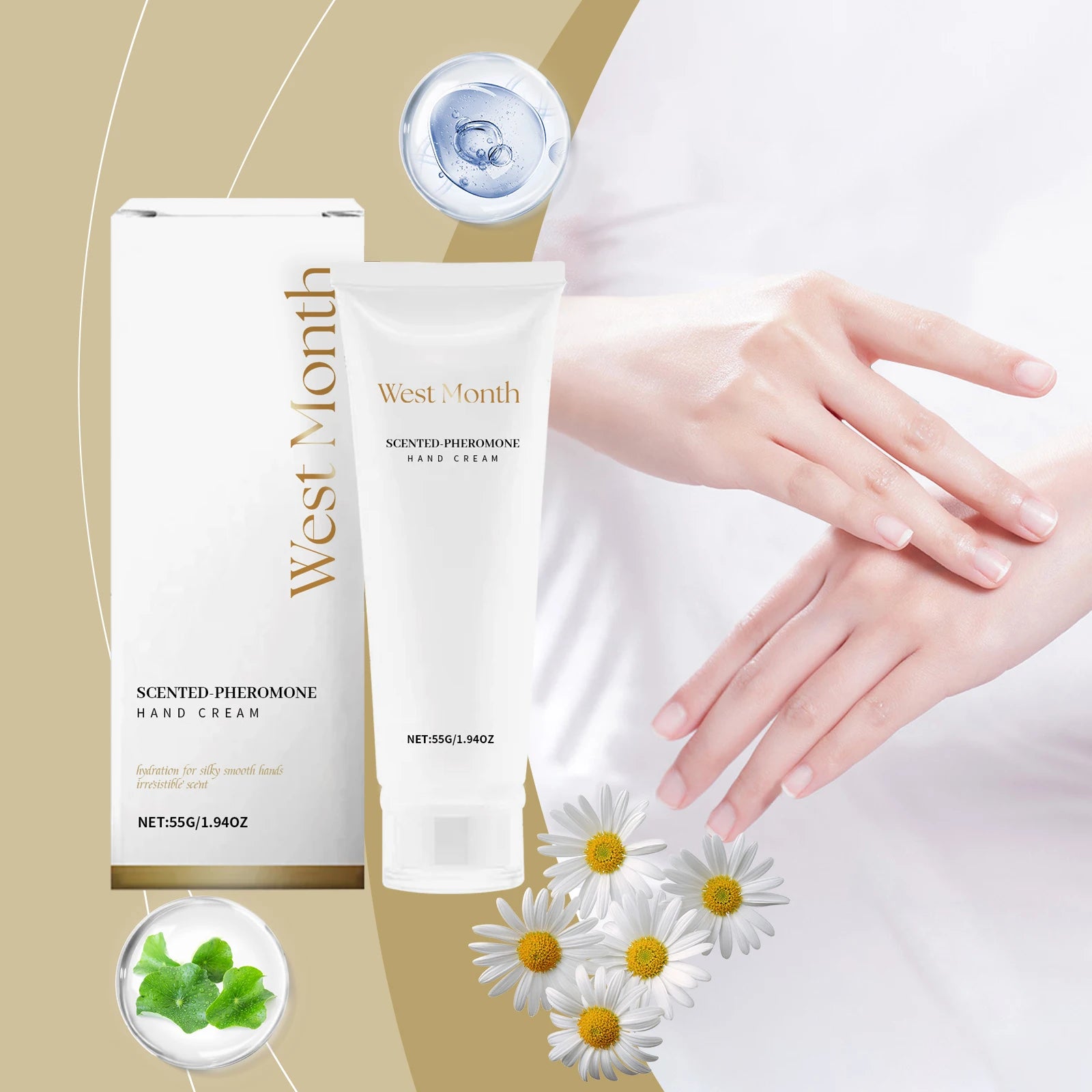 Moisturizing Hand Cream Deep Nourish Long Lasting Hydrating Smooth Fine Lines Whitening Brighten Repairing Anti-Crack Hand Cream Oasis Select
