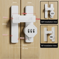 Zinc Alloy Keyless Combination Lock for Sliding & Barn Doors