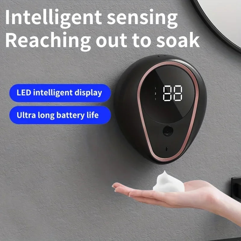 300ml Automatic Foam Soap Dispenser – Wall-Mounted Rechargeable