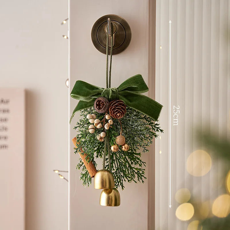 Christmas Decorations Christmas Bells Wreaths Christmas Tree Decorations Atmosphere and Scene Decorations Home Decor Oasis Select Green bow