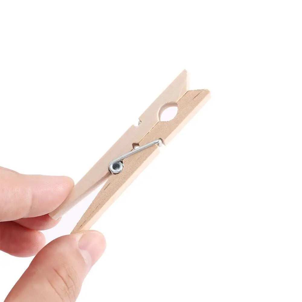 Wooden Clothespin Photo Clips – DIY Craft & Party Décor Pegs