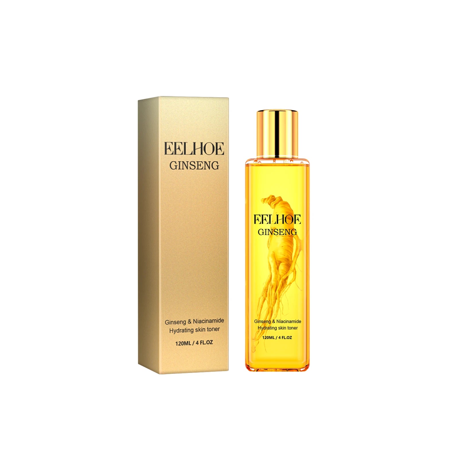 120ml Ginseng Facial Toner Shrink Pore Moisturizing Oil Control Nicotinamide Smoothing Whitening Facial Skin Care Toner Water Oasis Select 120ml Boxed