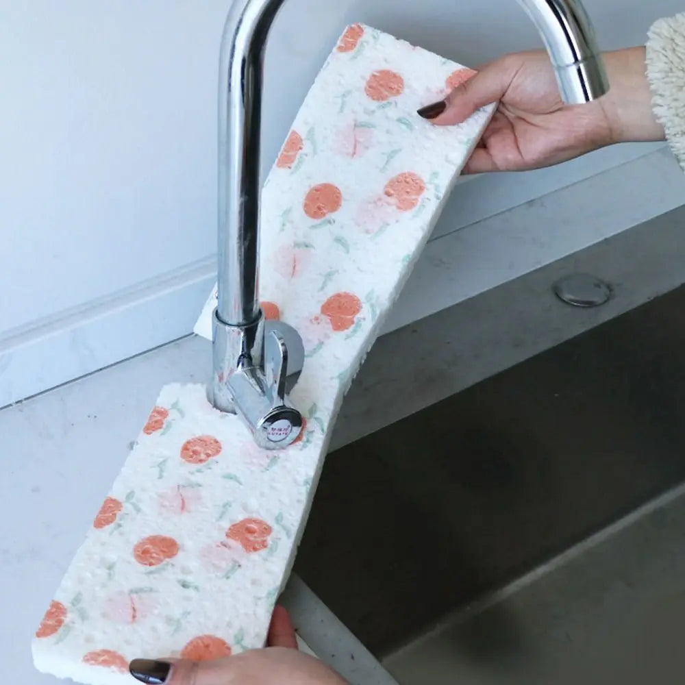 Reusable Sink Absorbent Sticker Washable Splash Guard Expanding Absorbent Cotton Cuttable DIY Countertop Protector Oasis Select