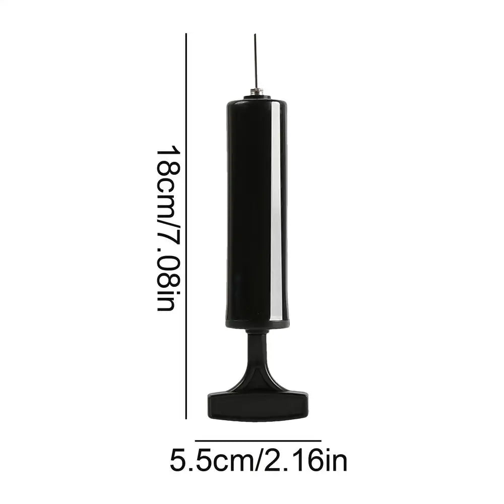 Handheld Portable Basketball Pump Sports Ball Inflator with Needle for Volleyball Soccer Bike Tire Compact Air Pump Sports Balls Oasis Select Black