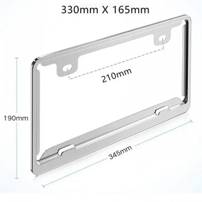 1/2PCS License Plate Frame Stainless Steel Car License Plate Cover Car Accessory For Japanese Standard License Plate Oasis Select