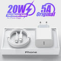 PD Charger 20W Fast Charging USB C Charger For iPhone 15 14 13 Pro Max Mini X XS Quick Charge Type C Phone Charger Power Adapter Oasis Select EU 2IN1