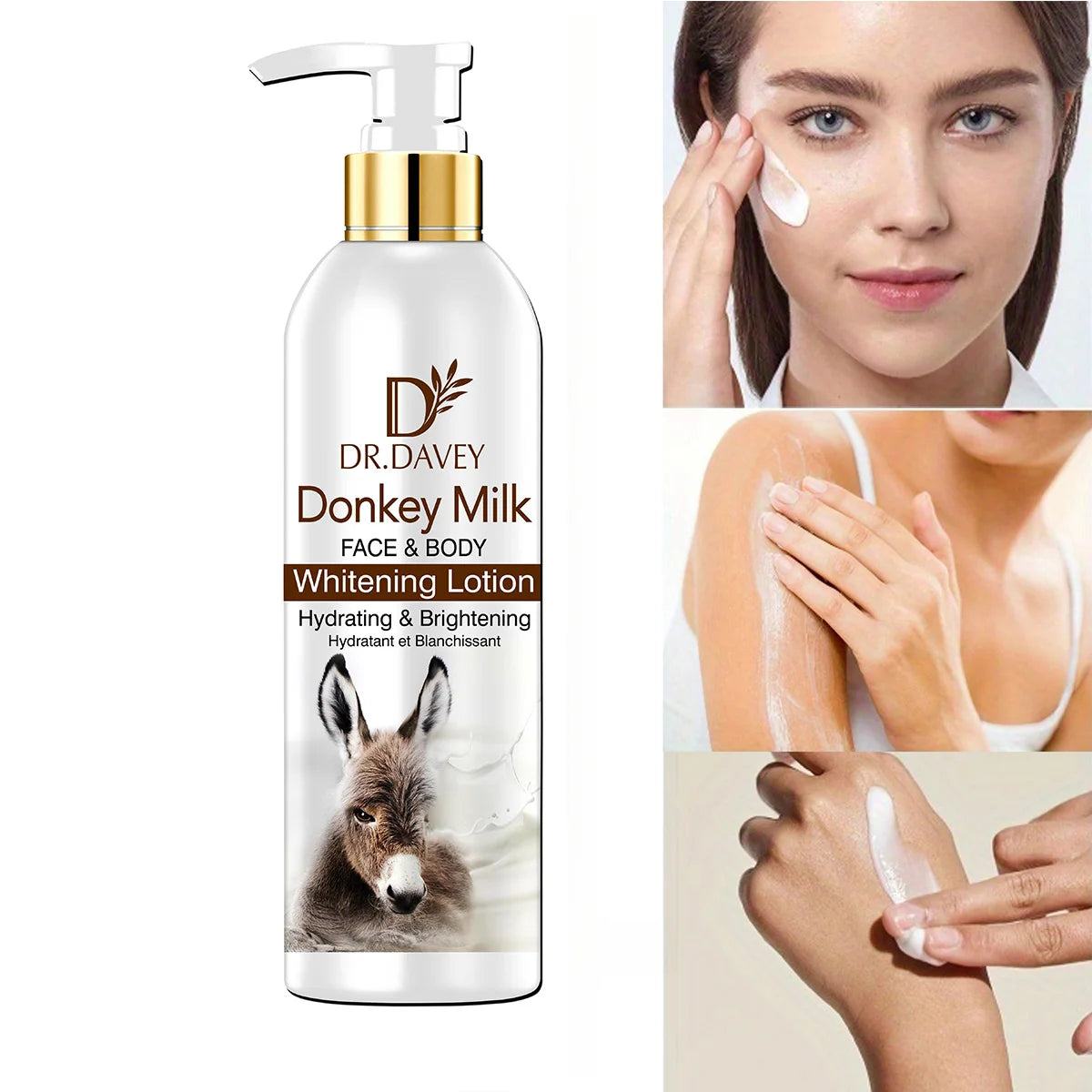 DR.DAVEY Donkey Milk Body Lotion 300ml – Family Moisturizer