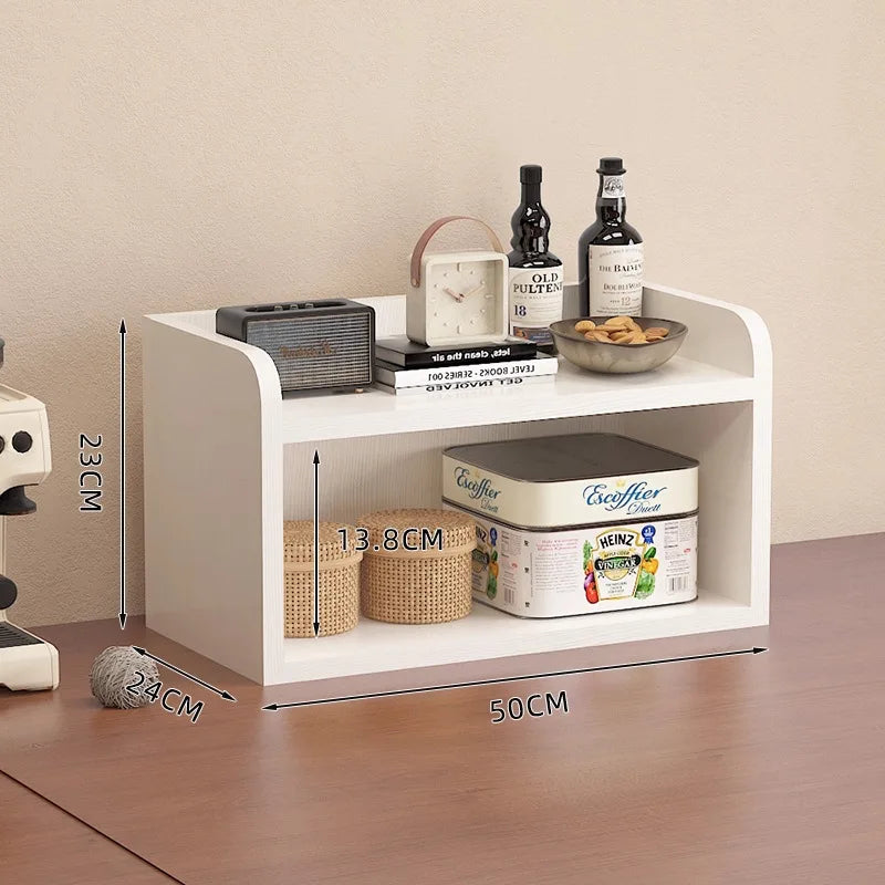 Multi-functional Cup holder storage Shelf dust-proof water cup tea cup coffee cup side cabinet storage Oasis Select White 2A