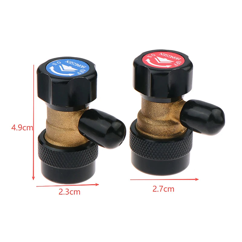 R134A Fluorinated Quick Connector Adapter Auto AC High/Low Refrigerantion Converter Accessories Oasis Select