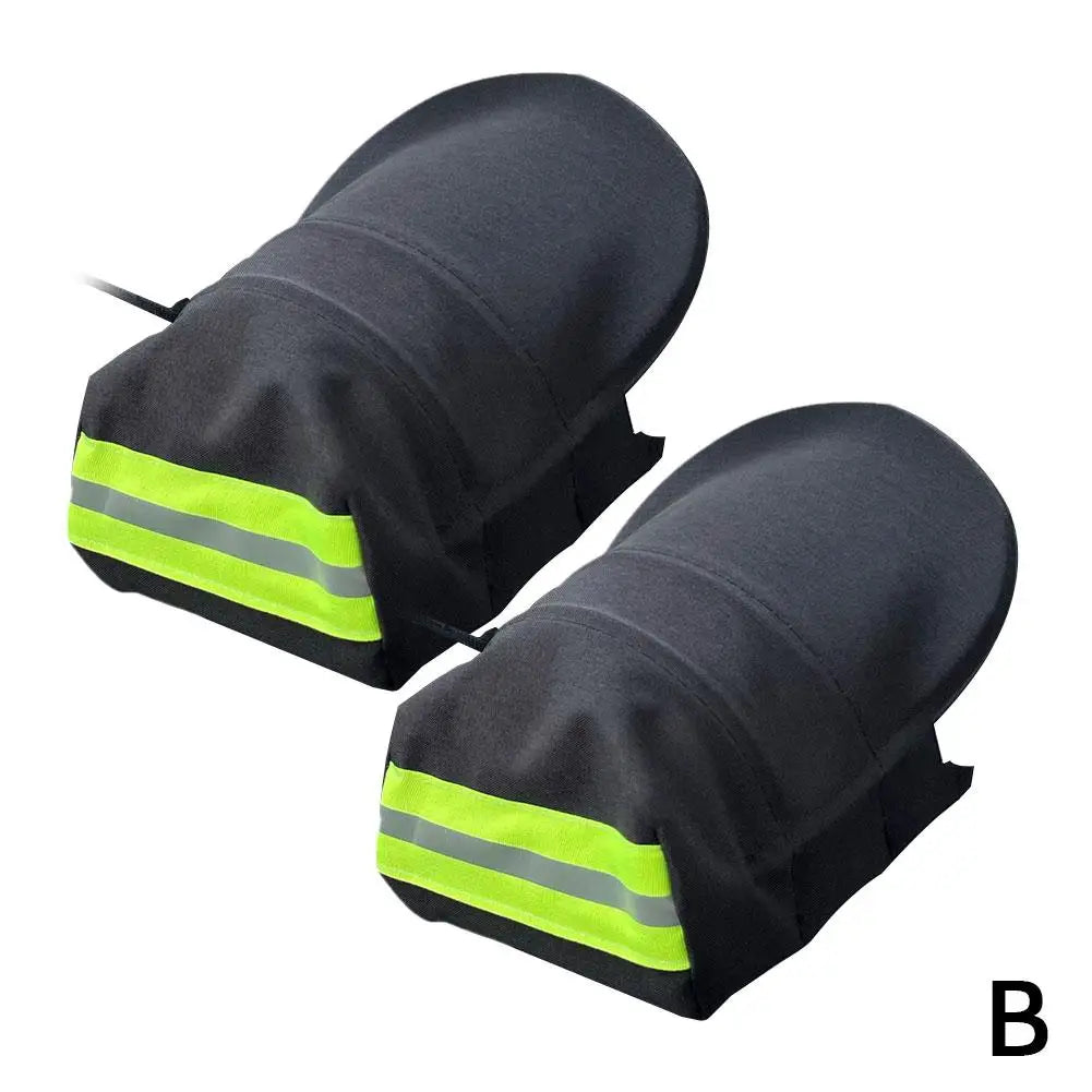 2025 Motorcycles Handlebar Gloves Waterproof Windproof Sun Protection Gloves For Most Motorbikes Scooters ATVs Snowmobile Oasis Select BLACK 1