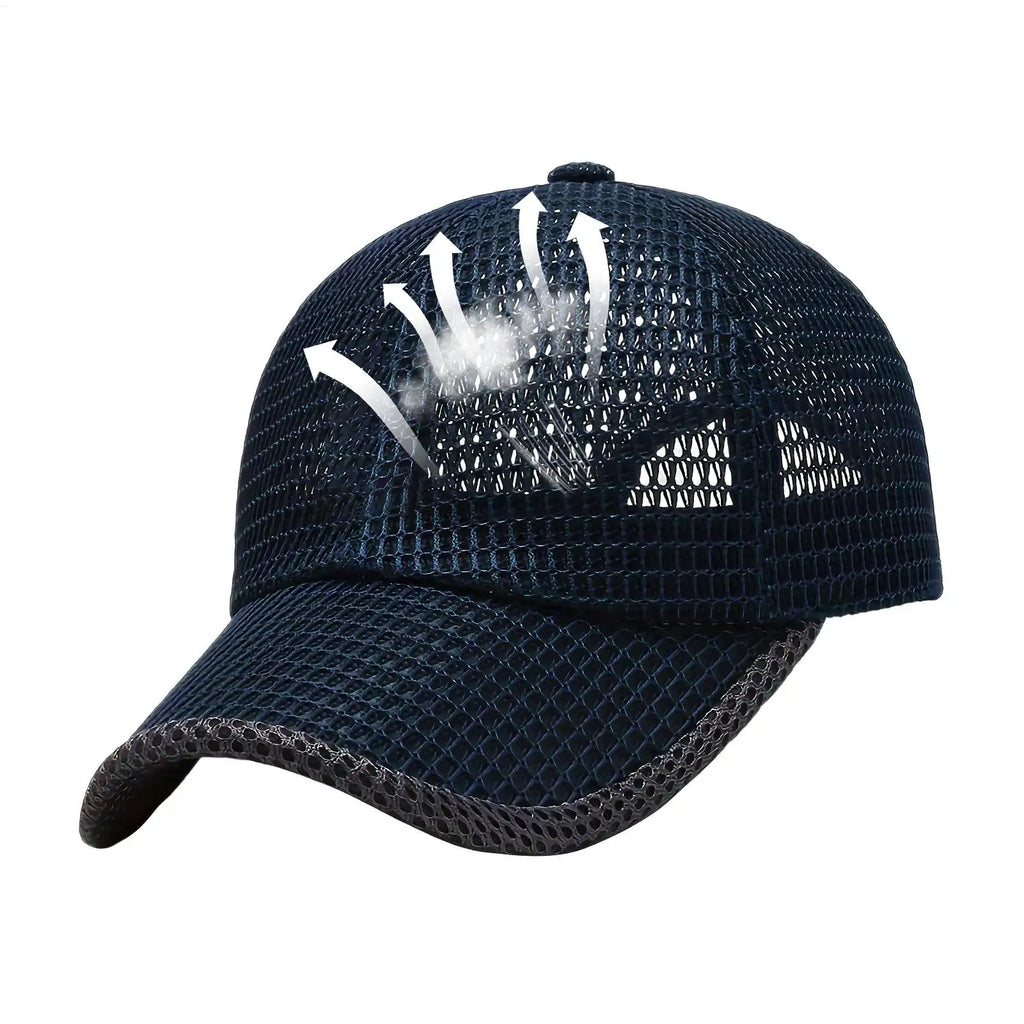 Mesh Baseball Caps Breathable Summer Caps Dad Hat Outdoor Fishing Hats for Men Women Outdoor Sports Hiking Walking sport Hats Oasis Select