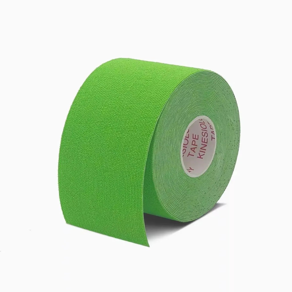 1pcs Sports Waterproof Kinesiology Tape Athletic Bandage Muscle Recovery Protector Strapping Pain Relief Tennis Gym Elastic Wrap Oasis Select Green 3.8CM
